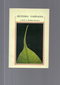 Image of Buddha Vandana : a Book of Buddhist Devotions
